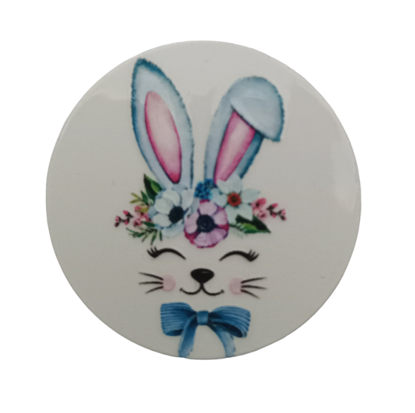 Popsocket Phone Grip Stick On - Flower bunny