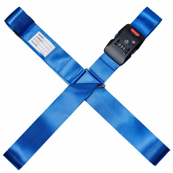 Secua Anti-theft Luggage Strap TSA Combination Lock For Suitcase Adjustable