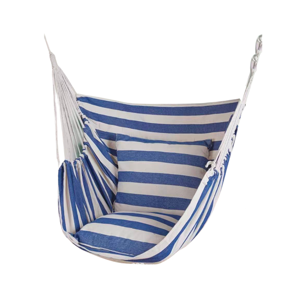 Maisonware | Hammock with pillows - Blue Stripe