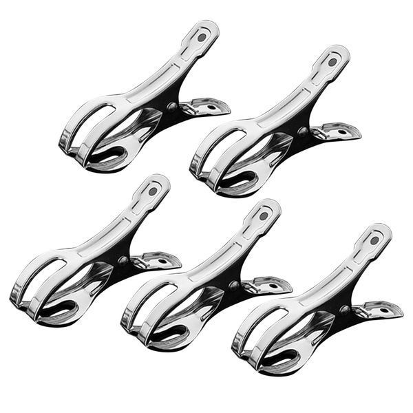 5 Pieces stainless steel rustproof clothespins