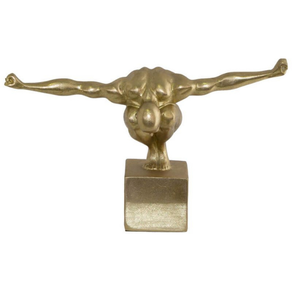 Gold Sportsman Tabletop Decor Sculpture