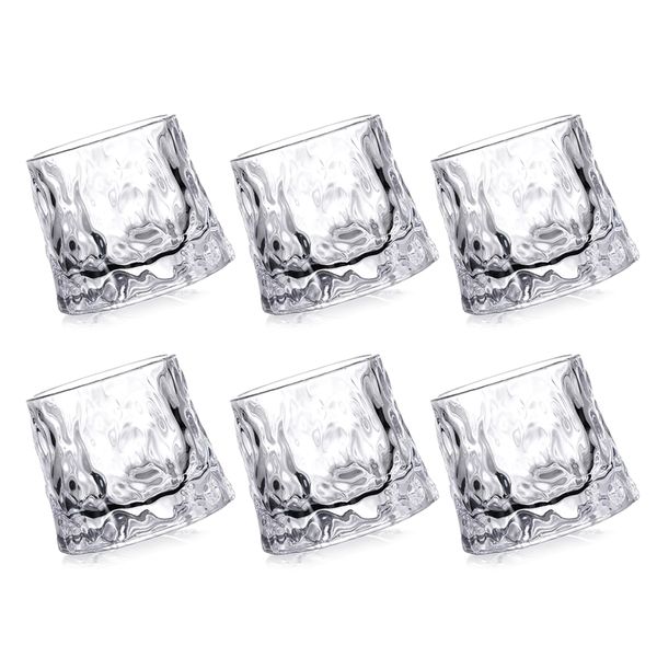Dream Home - Premium Hand Cut Crystal Whiskey - Scotch Glasses - Set of 6