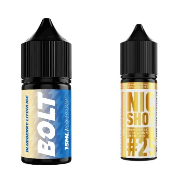 Bolt Longfill Combo Pack 30ml - Blueberry Litchi Ice 25MG