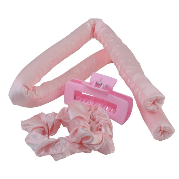 4-Piece Heatless Hair Curling Set