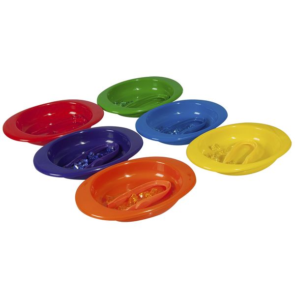 Greenbean Tweezers and Gems Sorting Tray Set: 6 x Tweezers, 72 x Gems