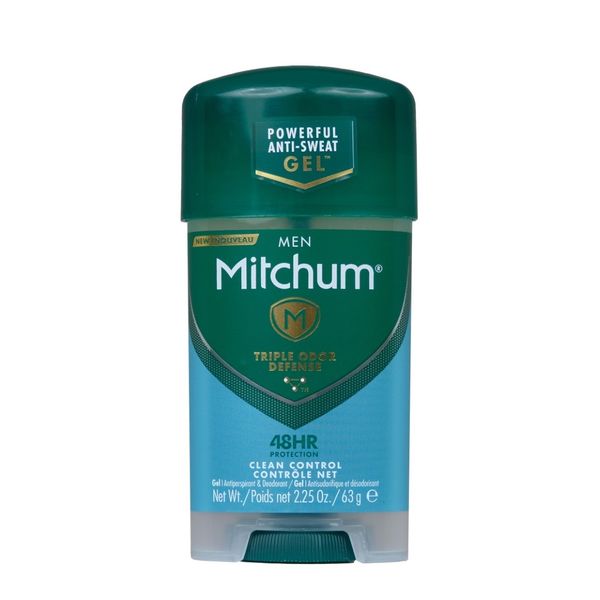 Mitchum Anti-Perspirant &amp; Deodorant Gel for Men - Clean Control - 63g
