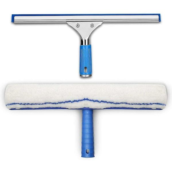 Window Cleaning Kit, 35CM Glass Scraper + 35CM Water Applicator