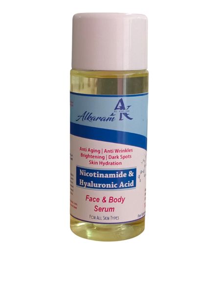 Alkaram Nicotinamide and Hyaluronic Acid Face and Body Serum | 100ml