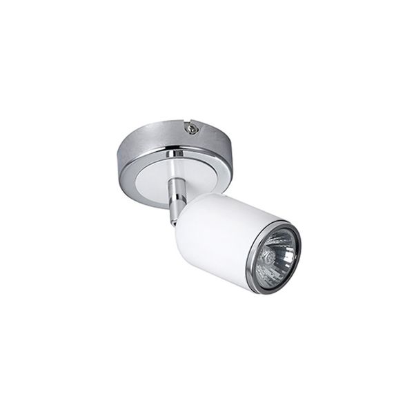 Spotlight White &amp; Chrome GU10 1x50w