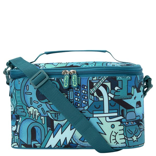 Green MashUp Toploader Lunchbox