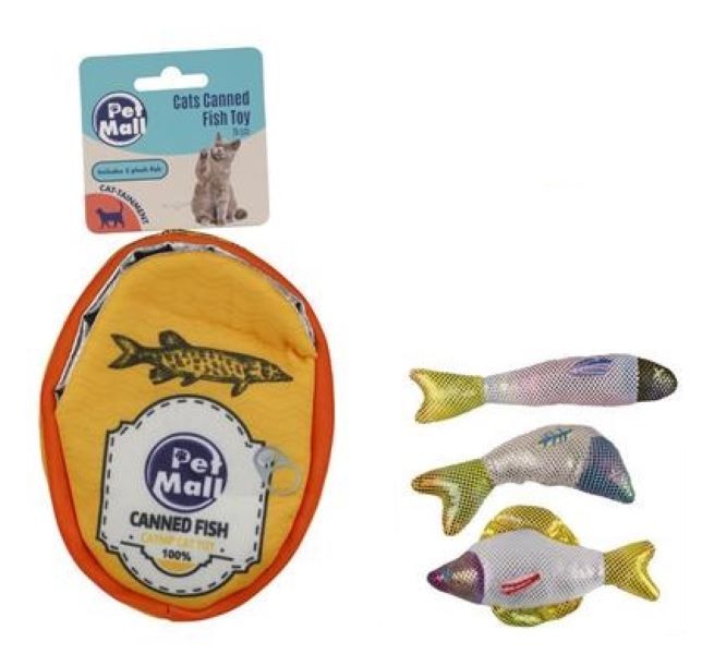 Pet MallPlush Canned Fish Cat Toy Shop Today. Get it Tomorrow