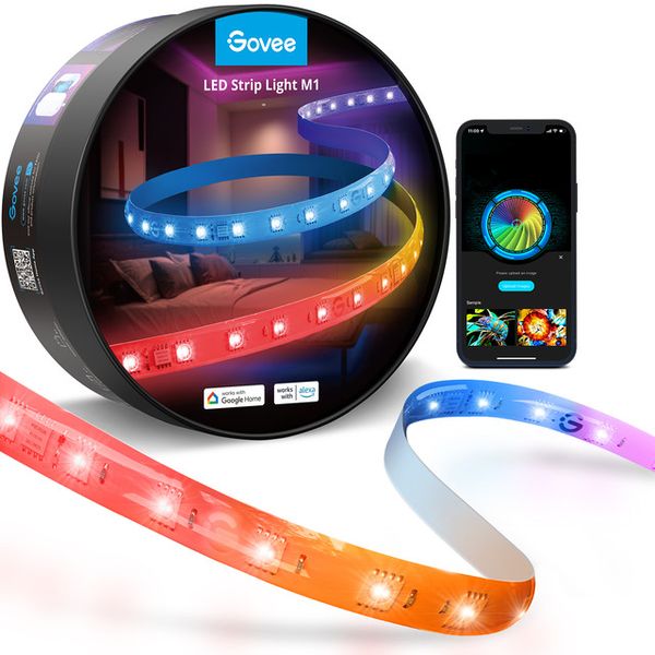 Govee LED Strip Light M1 (5m Long) - Matter &amp; Apple HomeKit Support, RGBICW