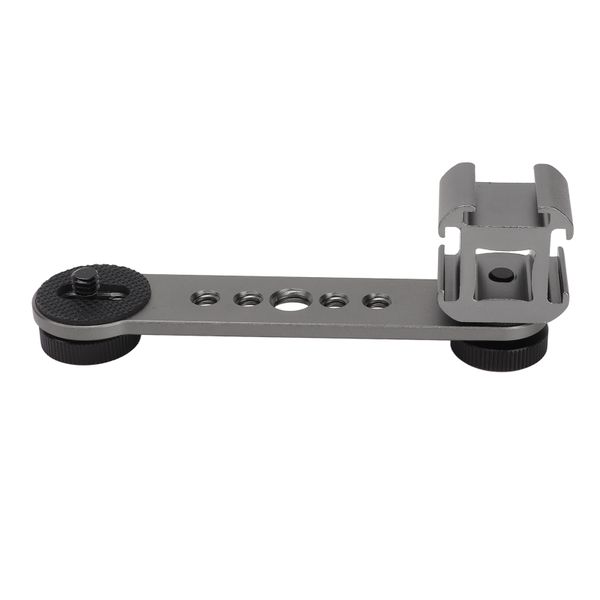 Triple Cold Shoe Bracket (Dark Grey)