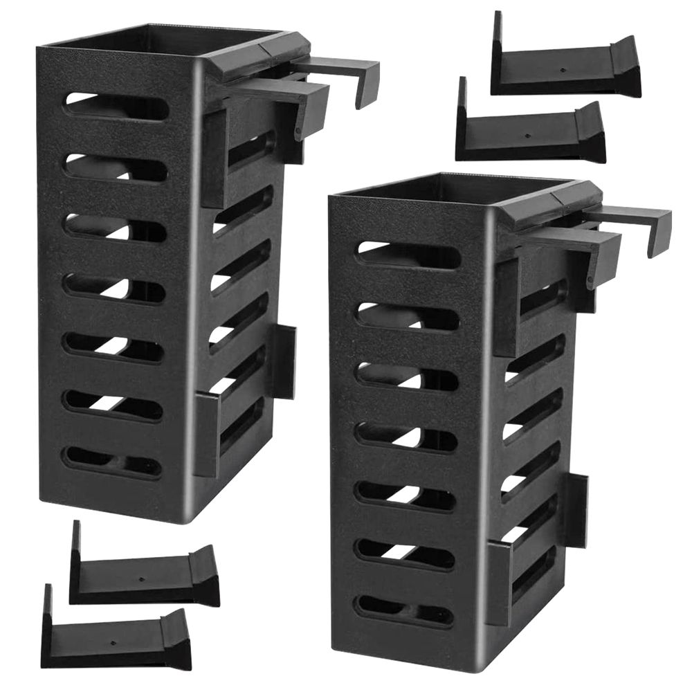 Pet Fish Aquarium Tank Mounted Aquatic Plant Holder Stand Set of 2