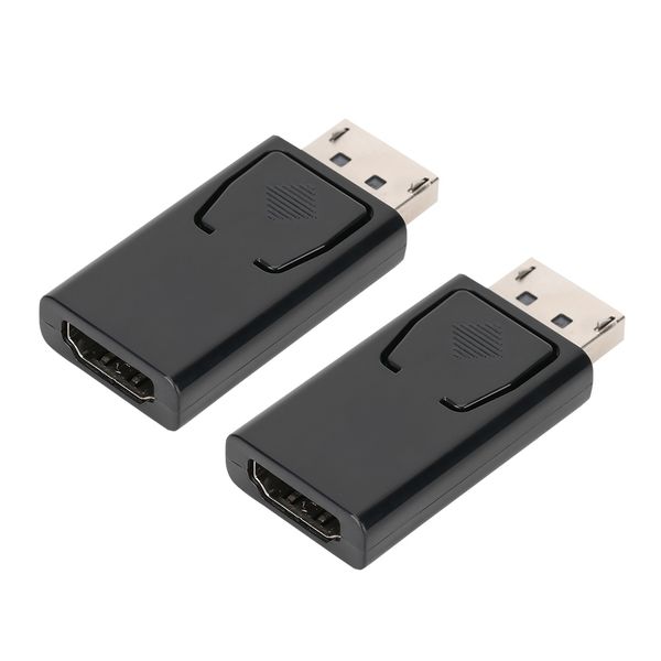 2PC DP to HDMI Adapters Male-Female