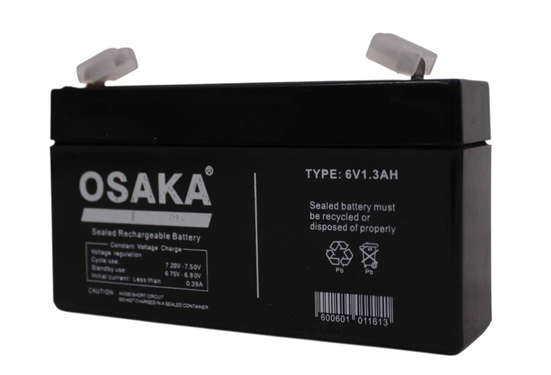 OSAKA 6V 1.3Ah Rechargeable Battery