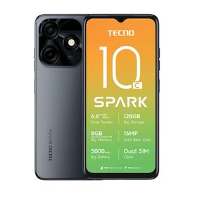 Tecno Spark 10C Dual Sim 128GB   Black | Shop Today Get It Tomorrow