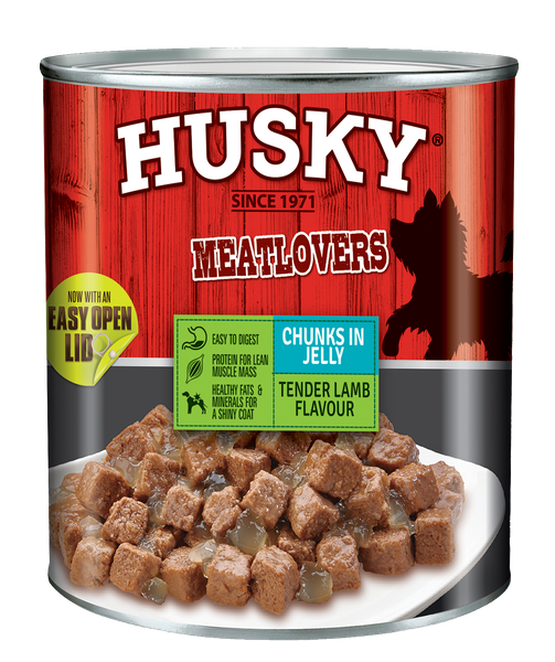 Husky Chunks In Jelly Lamb (6 x 775g)