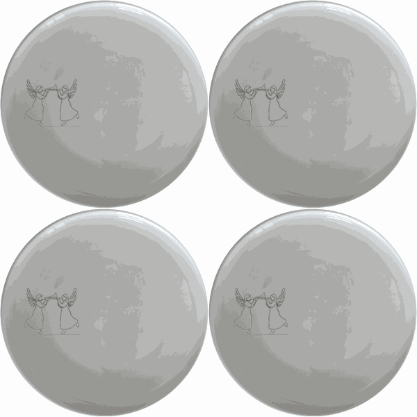 Angels Trumpet Side Plate Set of 4 - Range 2
