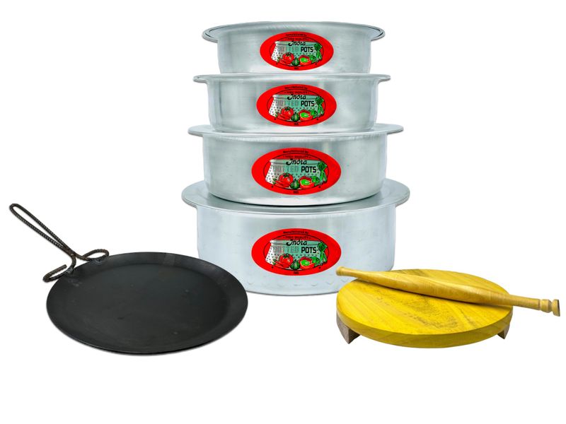11 Piece India Dotted Curry Pot Bundle