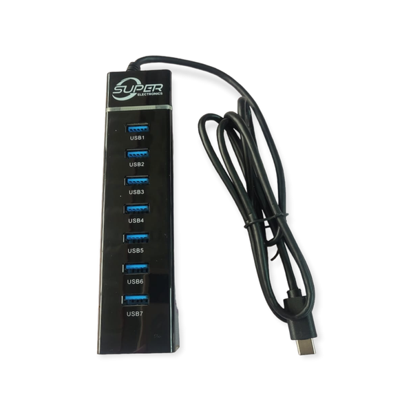 7 Port USB 3.0 Type C Hub 120cm