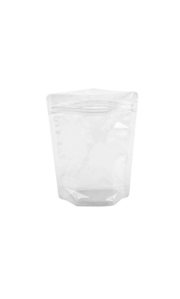 Resealable Stand Up Pouch Bags - Pack of 50 165mm x 290mm Clear