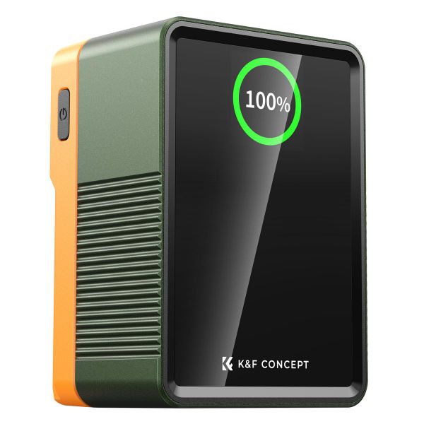 K&amp;F Mini V-Mount Battery (Green) at 99Wh and 6700mAh 100w | KF28.0024V2