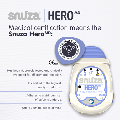 Snuza Hero MD Baby Breathing Monitor - Medically Certified | Shop