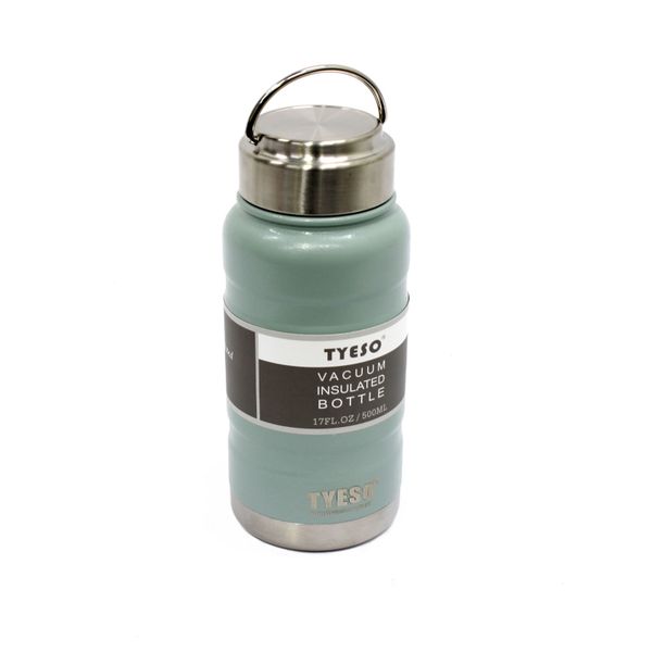 Tyeso Thermal Flask 500ML Vacuum Insulated Bottle - Green