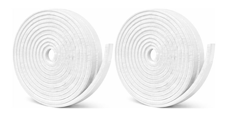 2 x 10mtrs x 9mm x 5mm Window Weather Draft Excluder