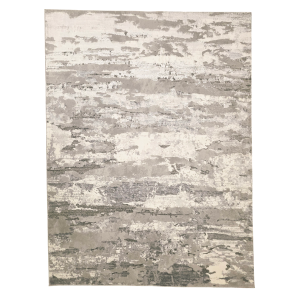 213 x 160cm Multi Grey Modern Machine Made Turkish Area Rug