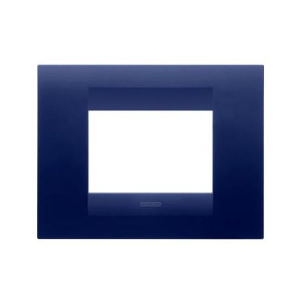 Gewiss - GEO 3-Gang Cover Plate (Topaz Blue)