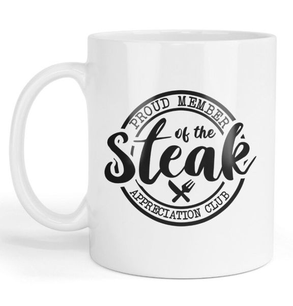Steak Appreciation Club Christmas Birthday Gift Mug