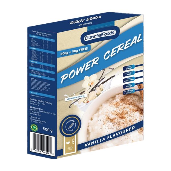 Essential Power Cereal Vanill - 6 Pack x 500g