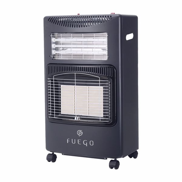 Fuego - 3 Panel Gas &amp; Electric Heater