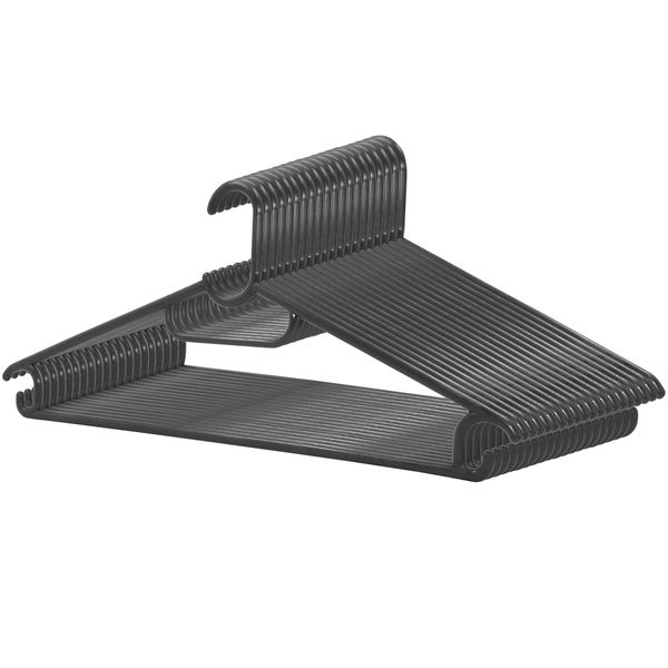 Clothes Hangers Plastic Bulk - Pack of 50