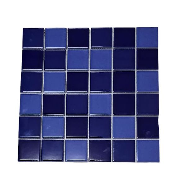 Porcelain Mosaic Tiles - Box - Mix Blue - Walls, Floors, Swimming Pools