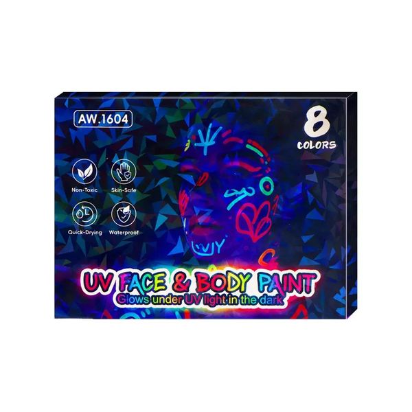 8-Color Set DIY Painting For Kids Body Painting Glow Pen