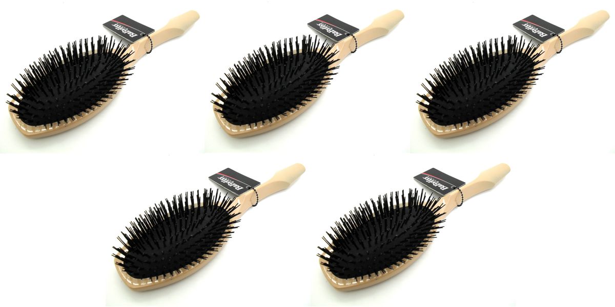 5 x Babyliss Plastic Beige Bristle Massage Hair Brush Long Hair Care Shop Today. Get it