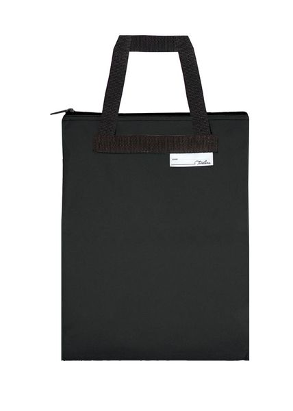 Treeline Black Canvas Library Book Bag