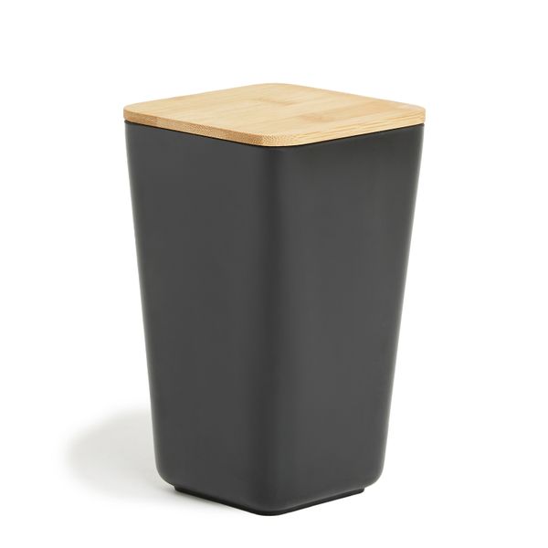 George &amp; Mason - Black Bamboo Fibre Storage Container - Large