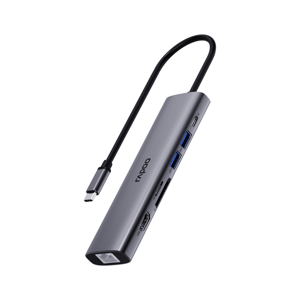 Rapoo XD71 USB-C 7-in-1 Multi-function Hub