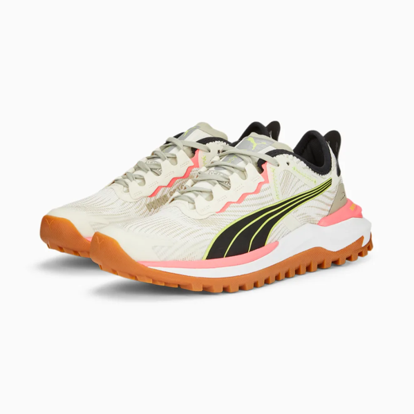 Puma Women's Voyage Nitro 2 Trail Running Shoes - Pristine/Light Lime