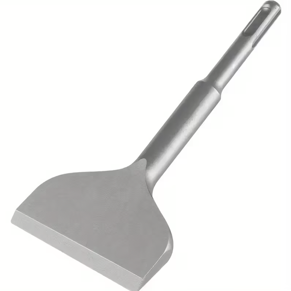 Tool Wide Curved Tile Shank Chisel Spade For Drilling Concrete -16.5cm
