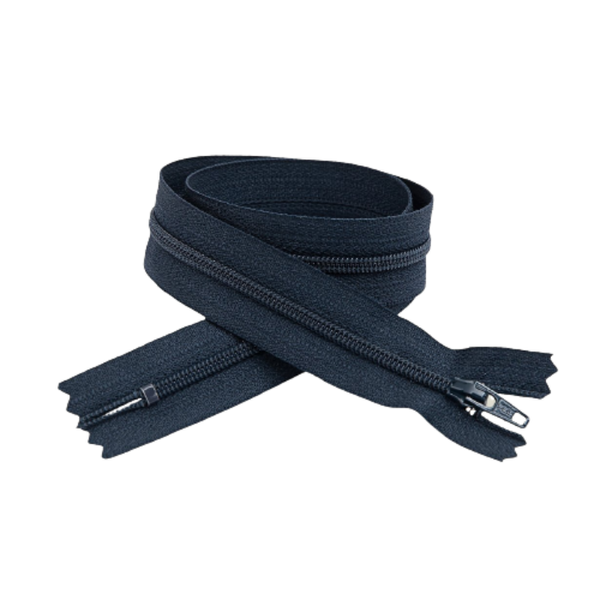 YKK Coil Closed End Zip - 10 Pack Navy