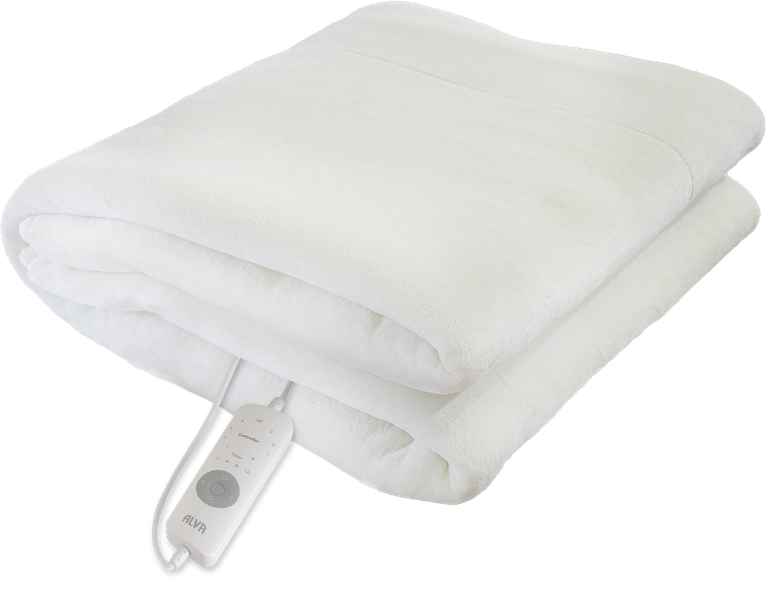 ALVA Single | Mink Fleece Fitted Electric Blanket W/Elastic 91x188cm