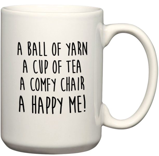 A Ball Of Yarn A Happy Me Gift Coffee Mug