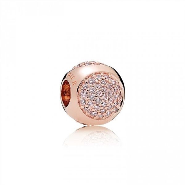 Pandora Pink Dazzling Droplet Rose