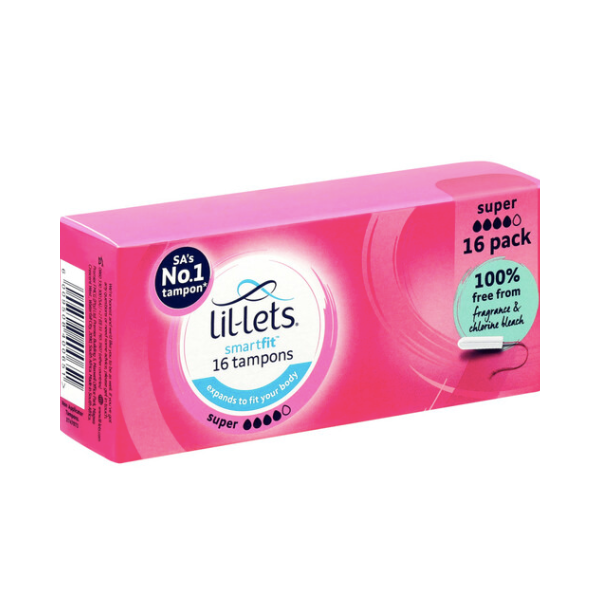 Lil-Lets- 16 Super Tampons x 6