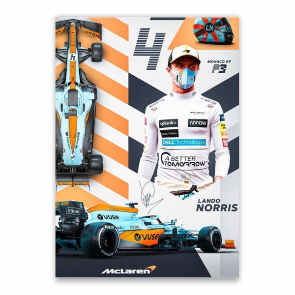 Lando Norris McLaren - A1 Poster